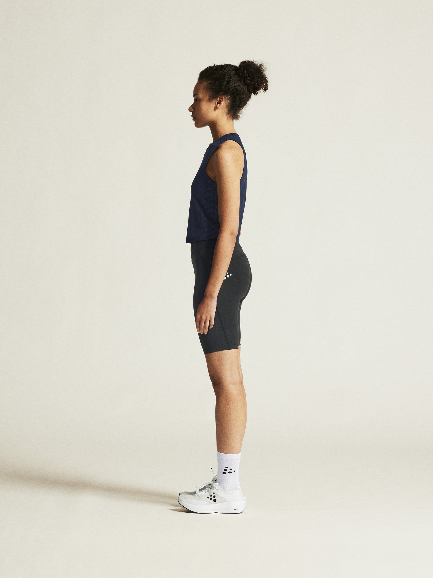 T-shirt Rush 2.0 Crop Singlet W Craft bleu marine - vue 3