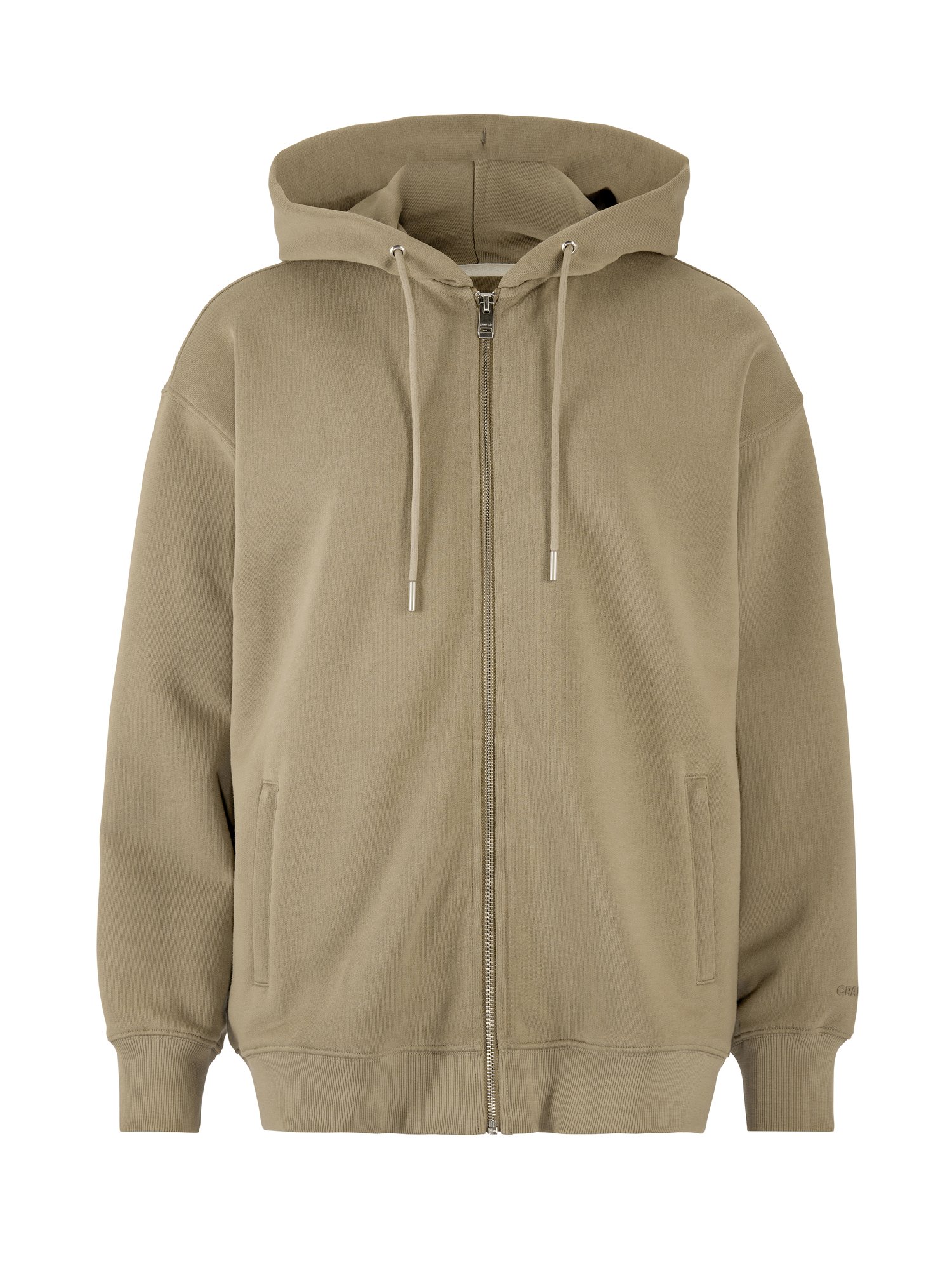 Sweatshirt Frequent FZ Hoodie W Craft taupe
