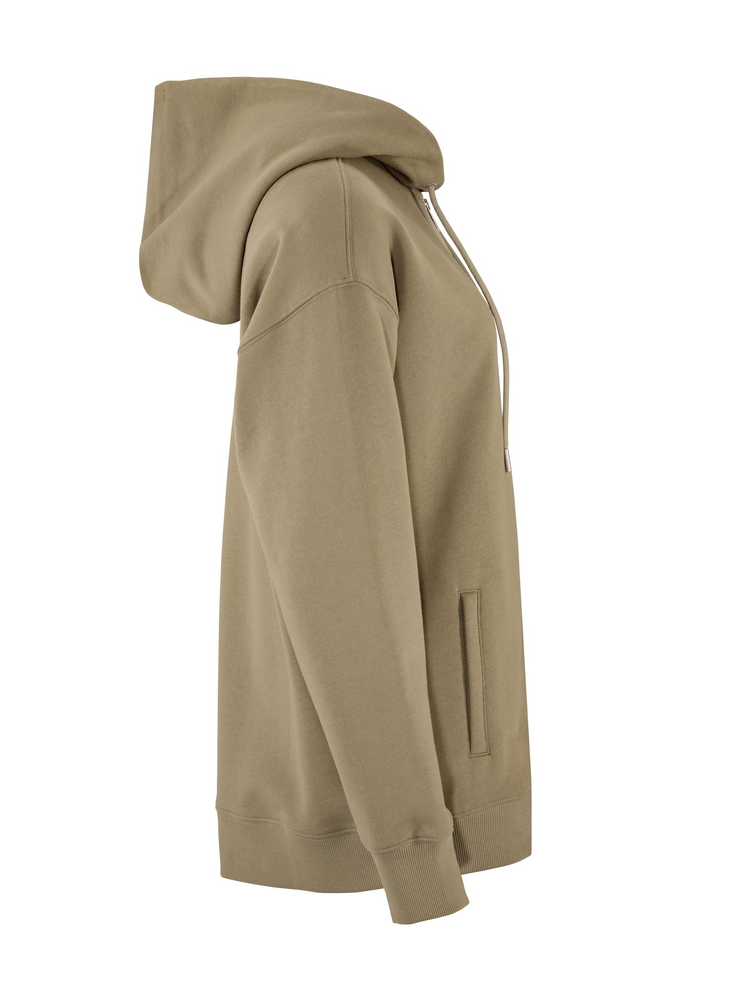 Sweatshirt Frequent FZ Hoodie W Craft taupe - vue 4