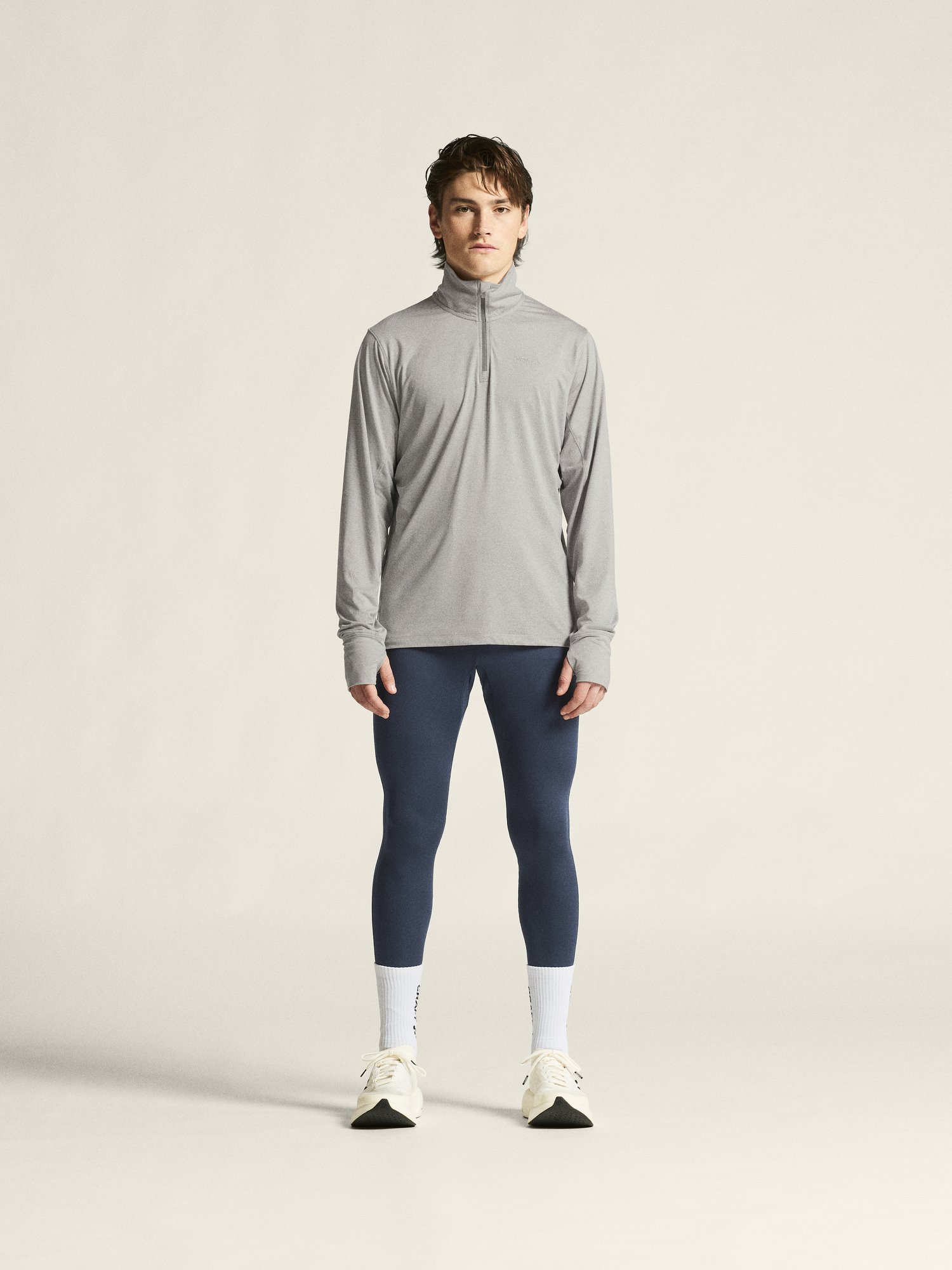Sweatshirt Flow HZ LS M Craft gris chiné - vue 7