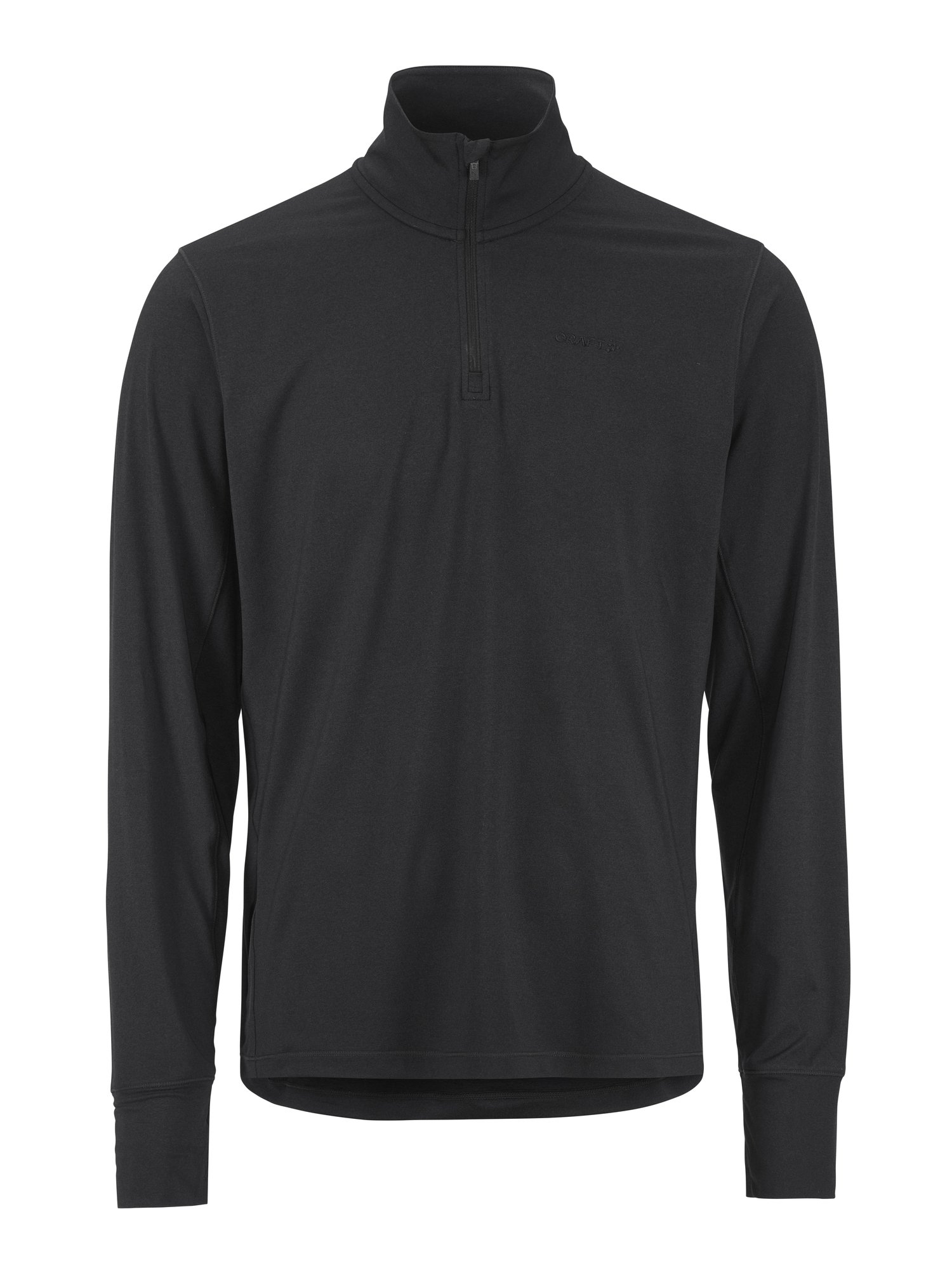 Sweatshirt Flow HZ LS M Craft noir chiné
