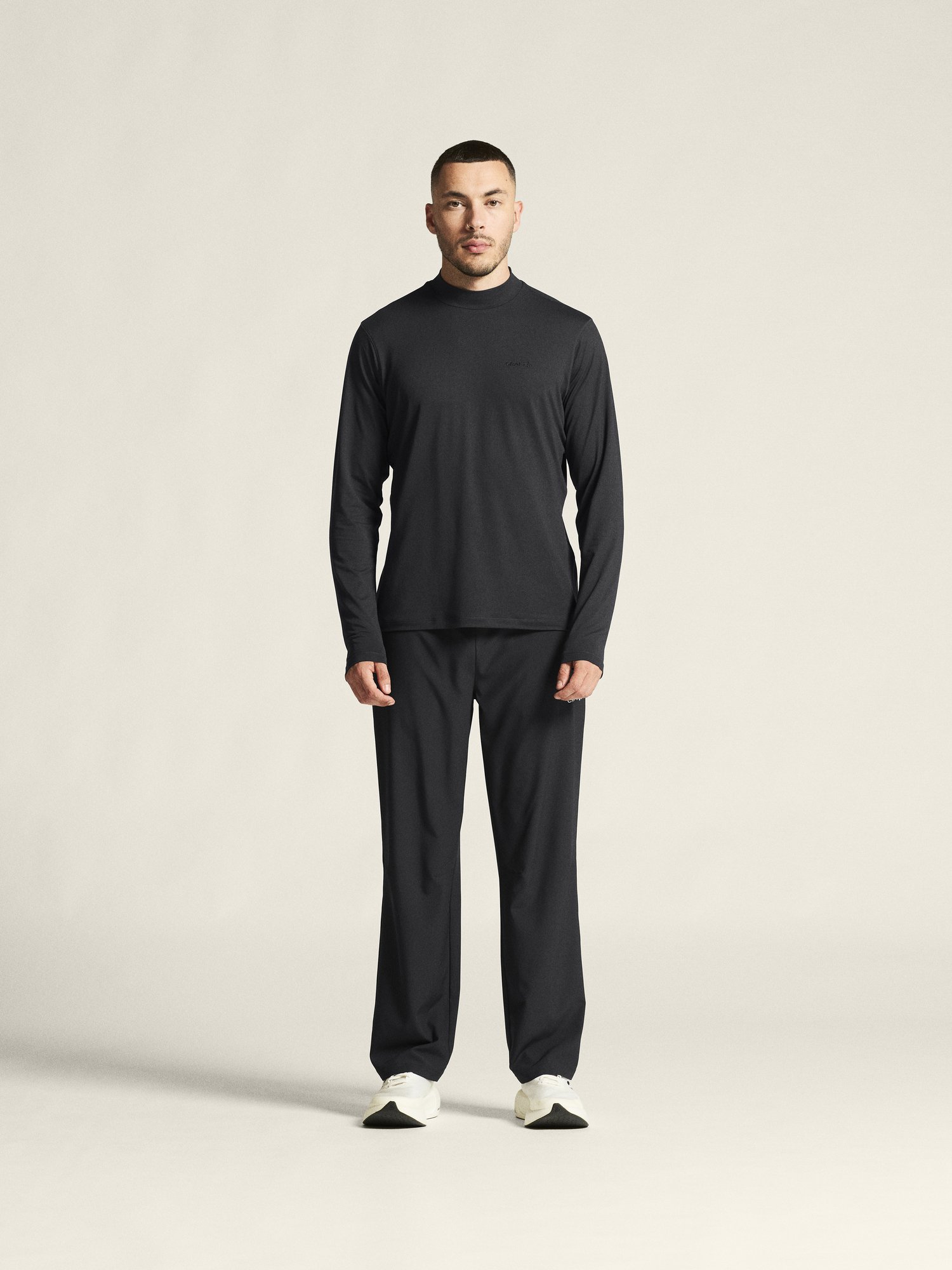 Sweatshirt Flow MN LS M Craft noir chiné - vue 6