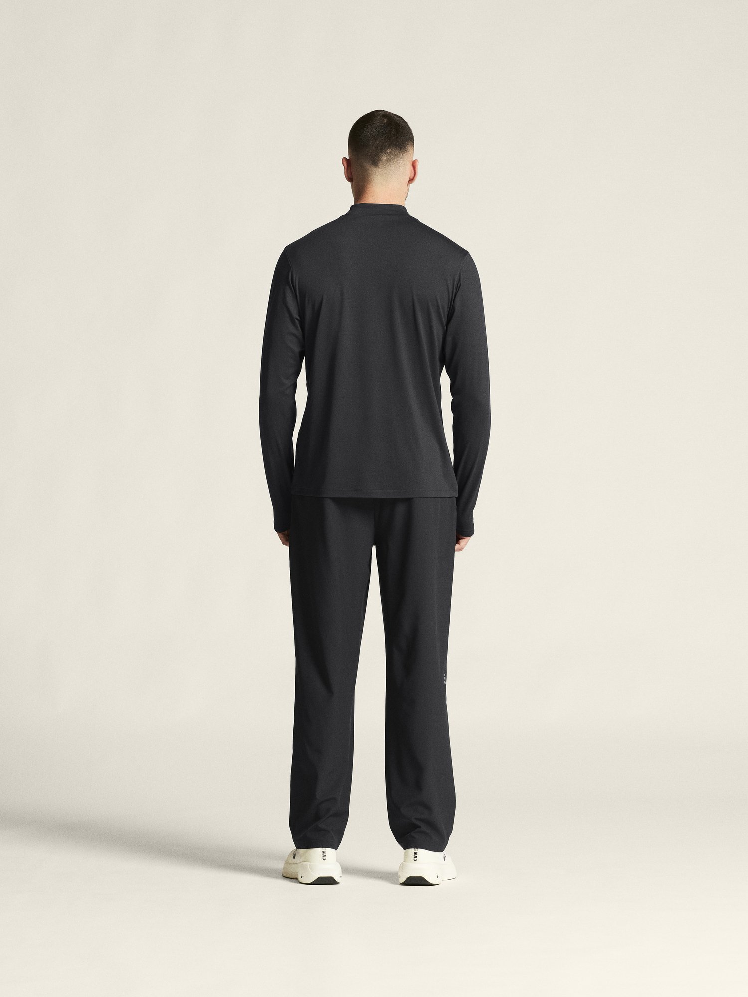 Sweatshirt Flow MN LS M Craft noir chiné - vue 7