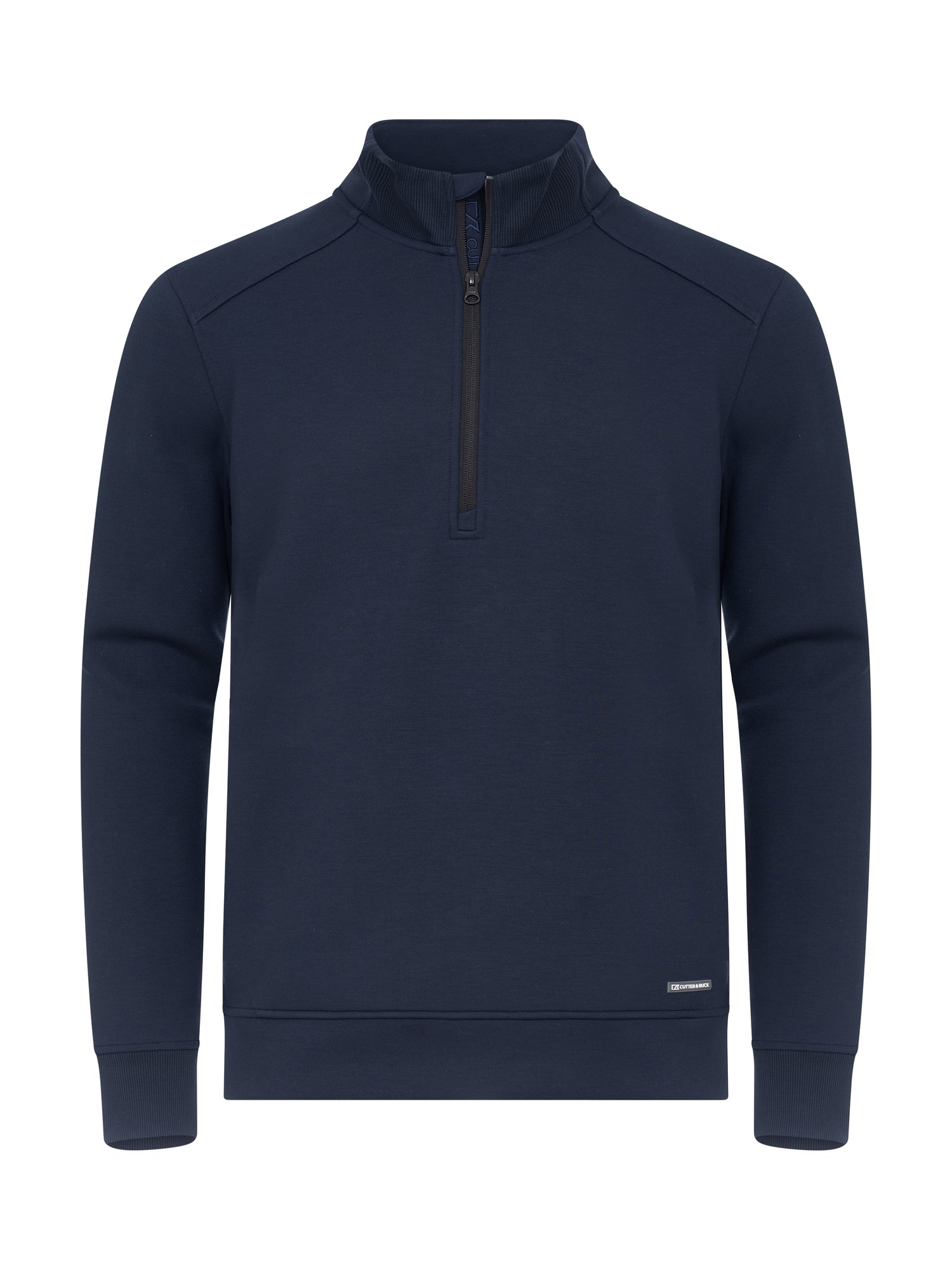 Sweatshirt Pemberton Half Zip Men Cutter & Buck bleu marine foncé