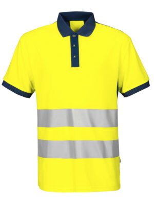 Polo 6008 POLO PIQUE - EN ISO 20471 CLASSE 2 Projob jaune/bleu marine