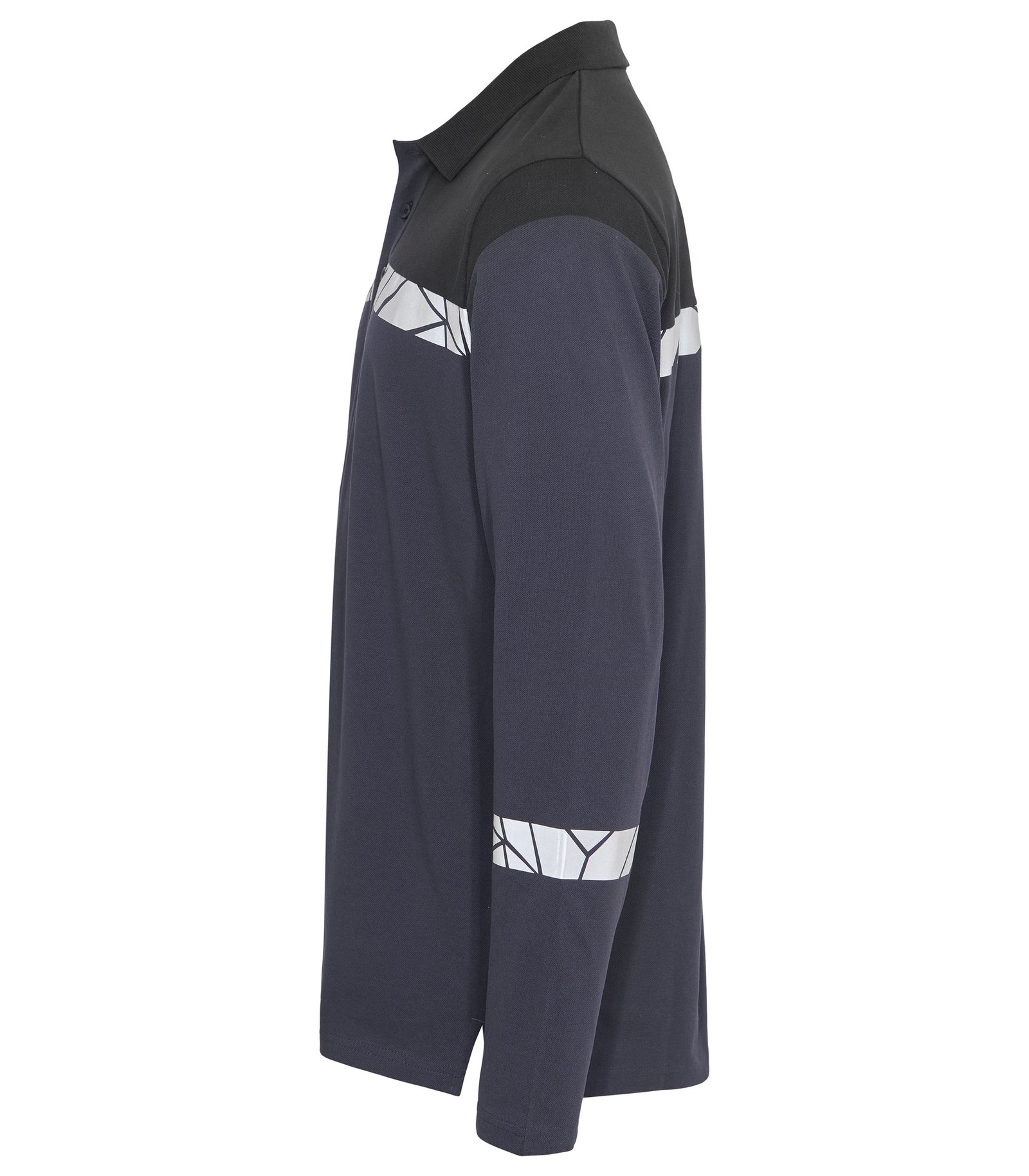 Polo 7004 PROGRESSION POLO PIQUE LS Projob bleu marine/noir - vue 3