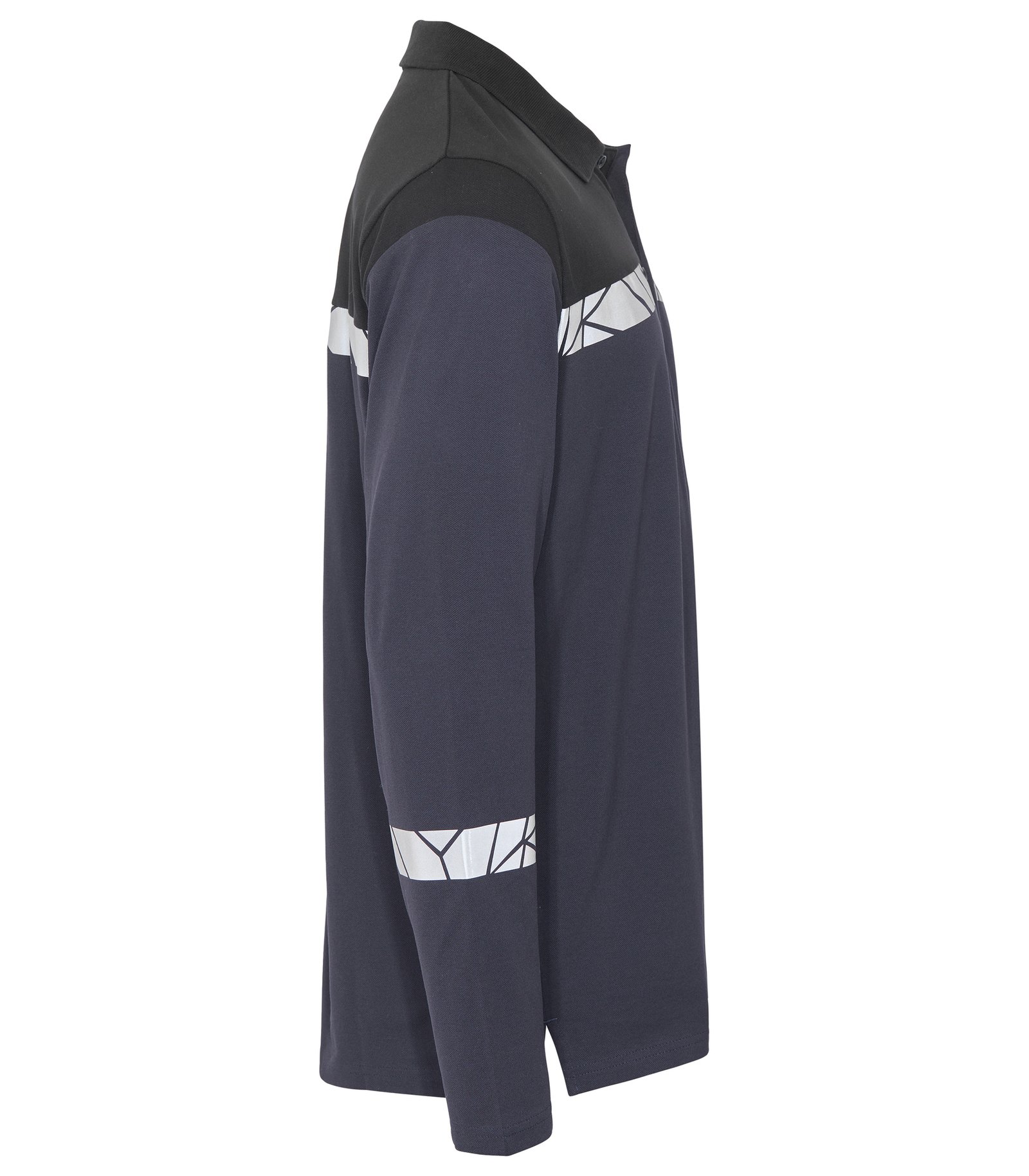 Polo 7004 PROGRESSION POLO PIQUE LS Projob bleu marine/noir - vue 4