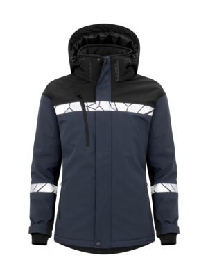 Softshell 7418 PROGRESSION SOFTSHELL DOUBLEE FEMME Projob bleu marine/noir