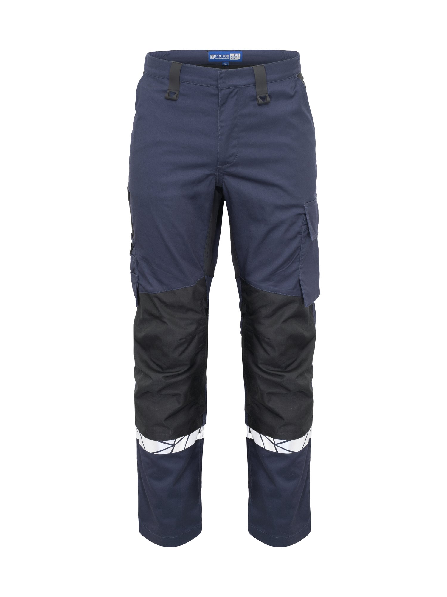 Pantalon 7508 PROGRESSION PANTALON DE TRAVAIL POCHES GENOUILLERES Projob bleu marine/noir