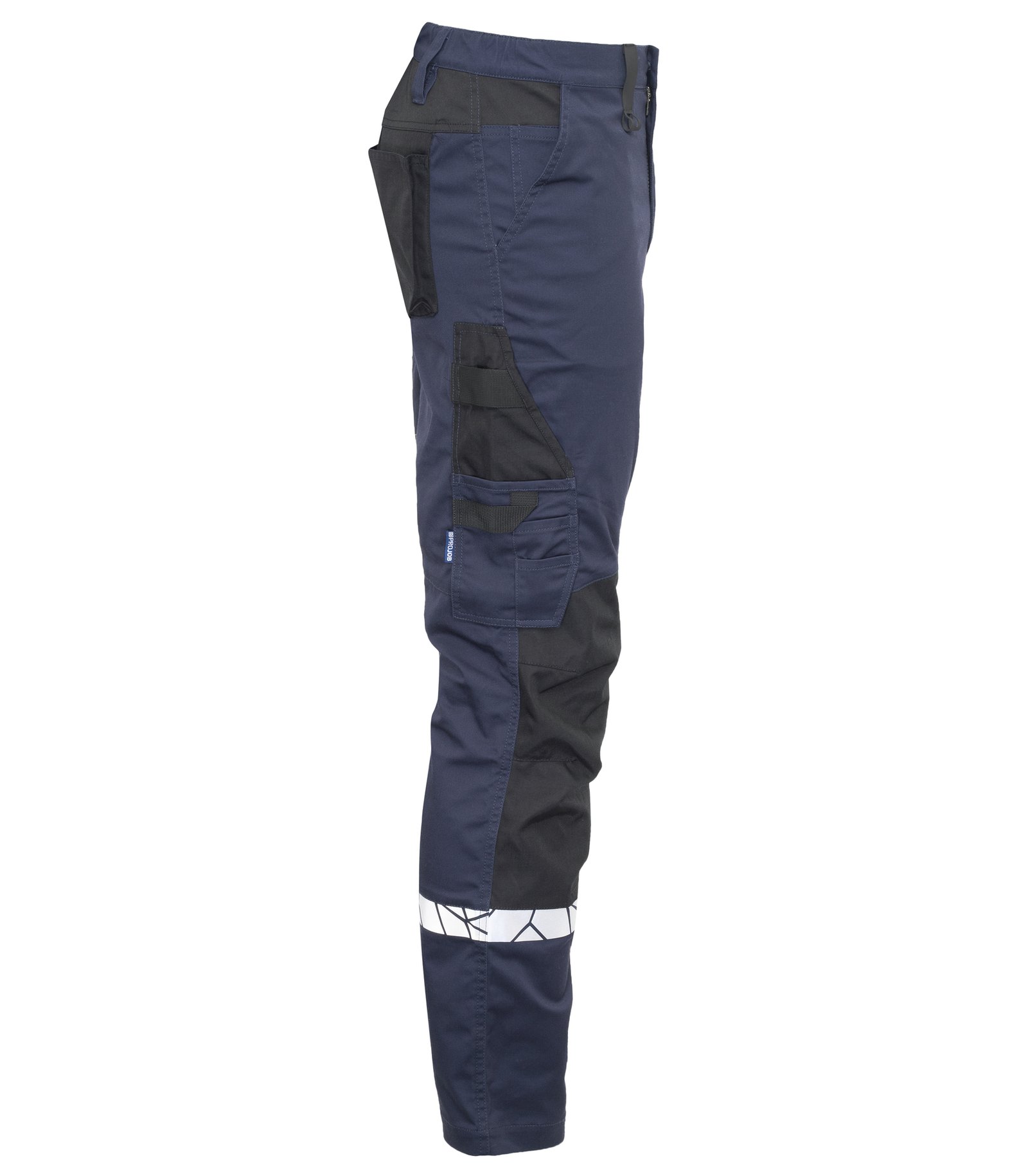 Pantalon 7508 PROGRESSION PANTALON DE TRAVAIL POCHES GENOUILLERES Projob bleu marine/noir - vue 4