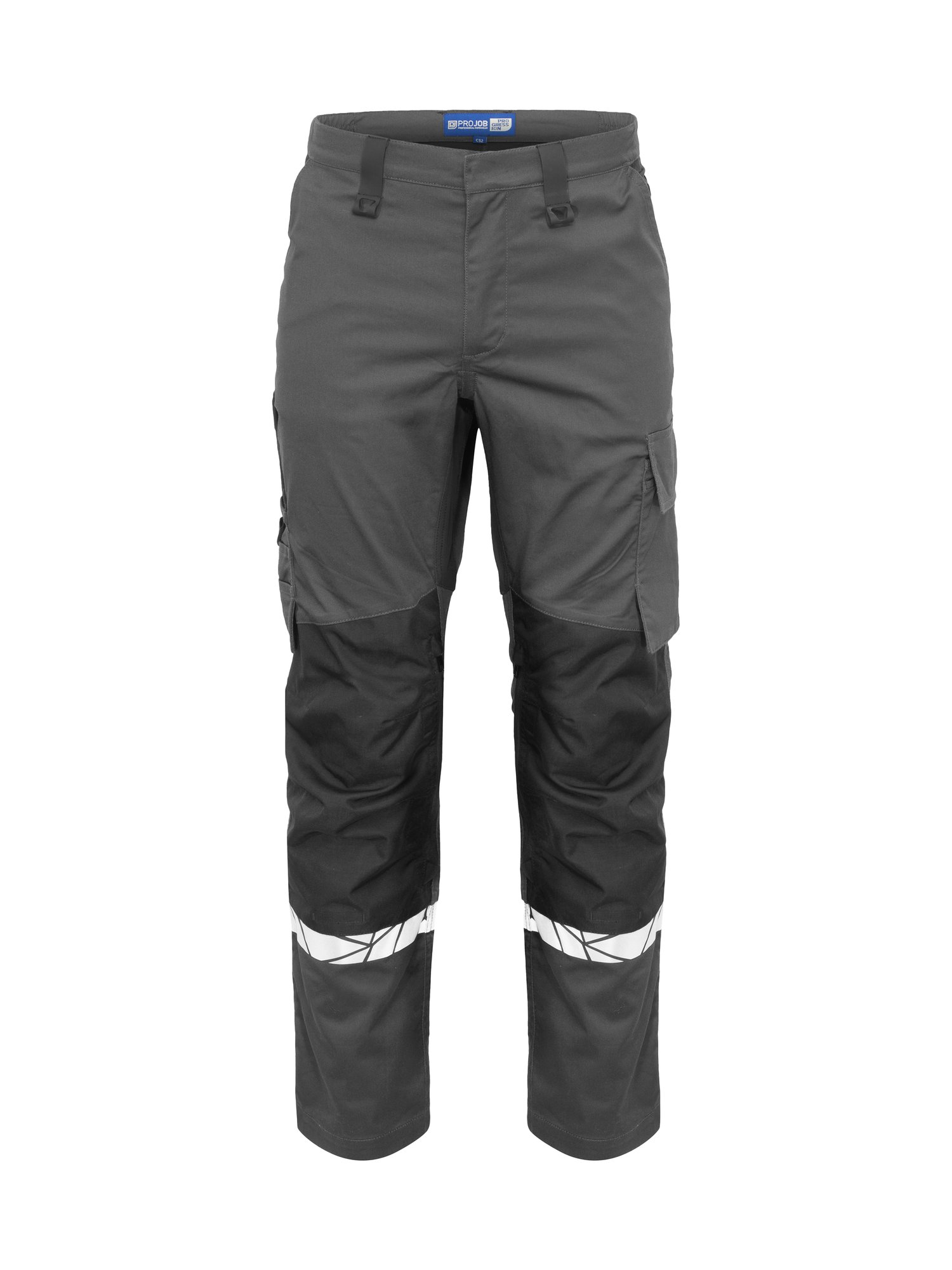 Pantalon 7508 PROGRESSION PANTALON DE TRAVAIL POCHES GENOUILLERES Projob gris/noir