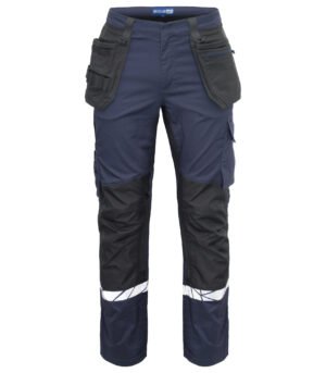 Pantalon 7509 PROGRESSION PANTALON DE TRAVAIL POCHES FLOTTANTES Projob bleu marine/noir