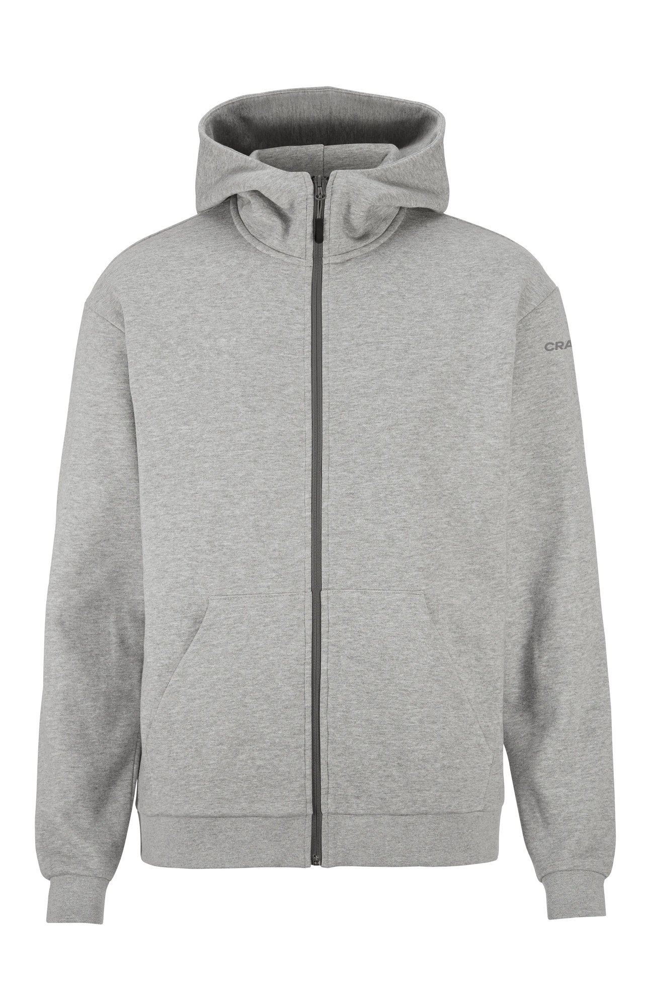 Sweatshirt Community 2.0 FZ Hoodie M Craft gris chiné